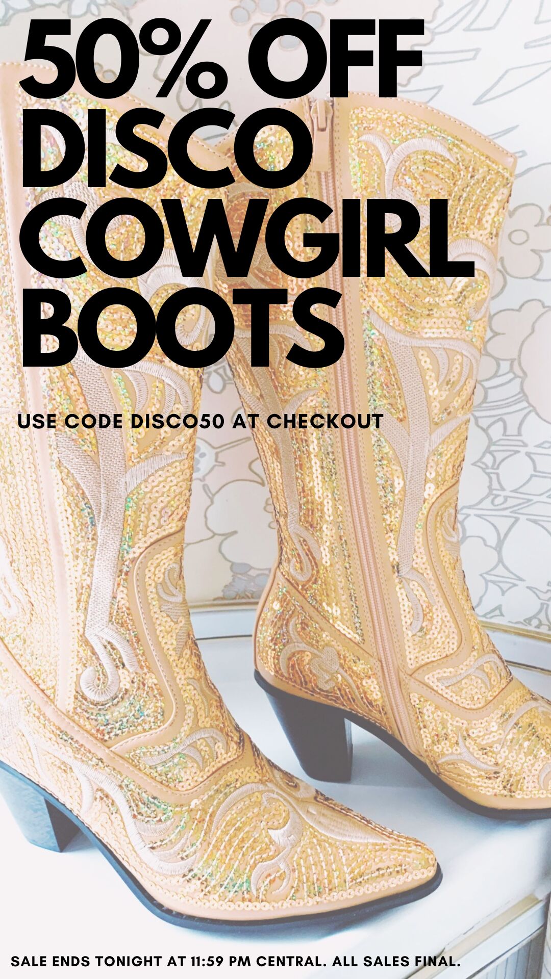 Disco Cowgirl Boots